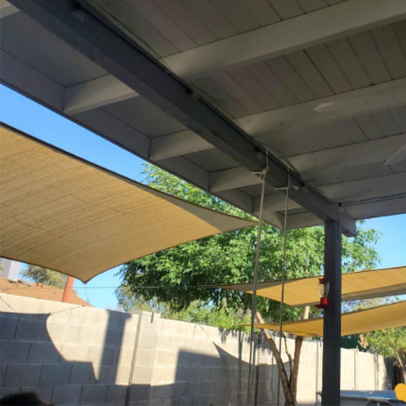 كيفية تركيب شبكة المظلة