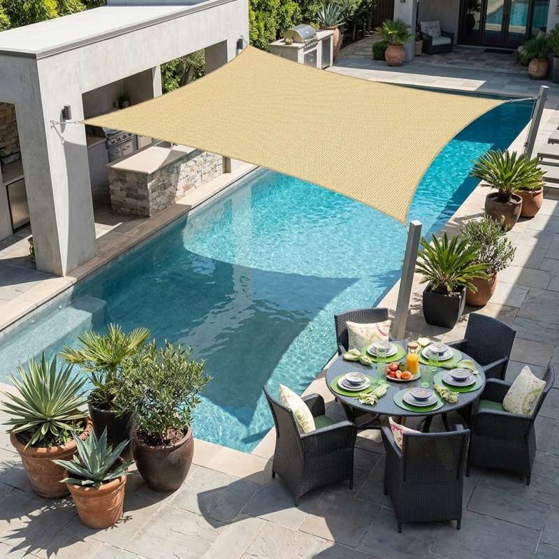 منتجات تظليل HDPE Shade Sail Home