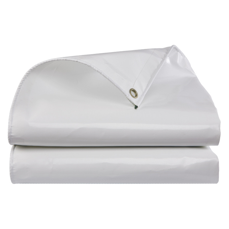 ورقة القماش المشمع الأبيض القماش المشمع PVC